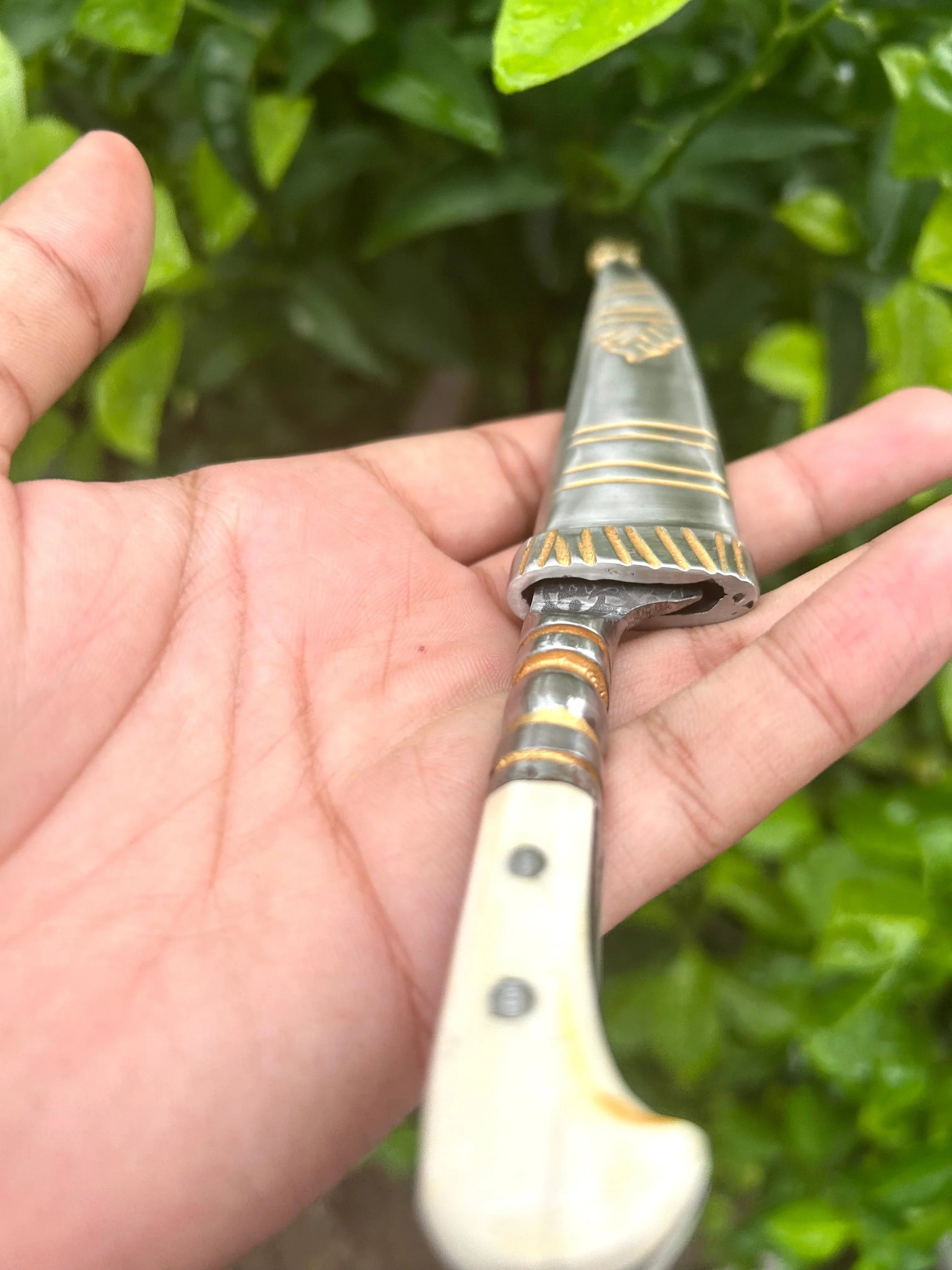 8 Inches Kard with Metal Scabbard - SRI ASDHUJ