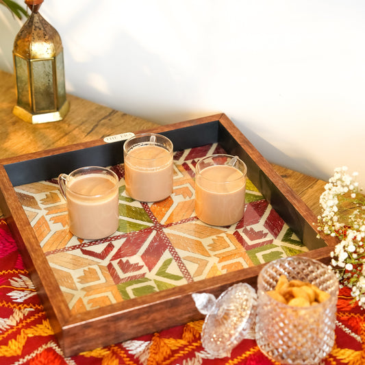 PHULKARI TRAY – WHERE ART MEETS UTILITY - SRI ASDHUJ