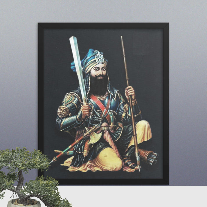 Akali Deep Singh ji-Framed Print - SRI ASDHUJ