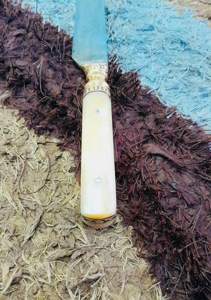 Elephant Tooth Hilt Wootz Kard - SRI ASDHUJ