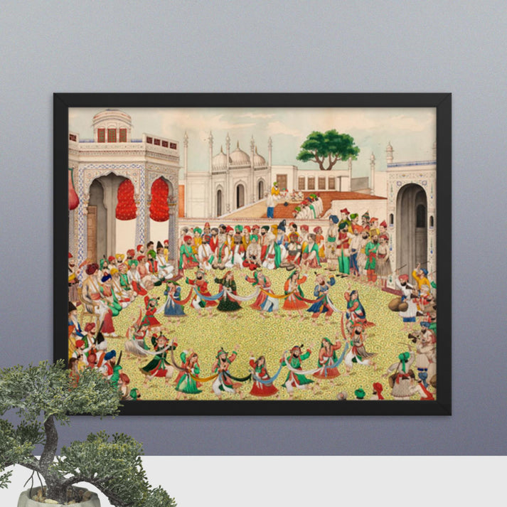 Sher Singh in Lahore(Framed Print) - SRI ASDHUJ